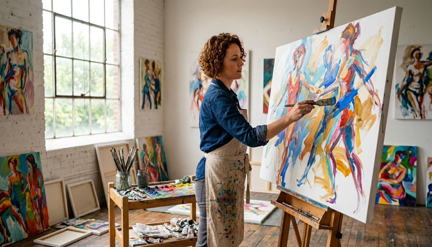 Découverte des thèmes récurrents dans l'œuvre de l'artiste peintre figuratif